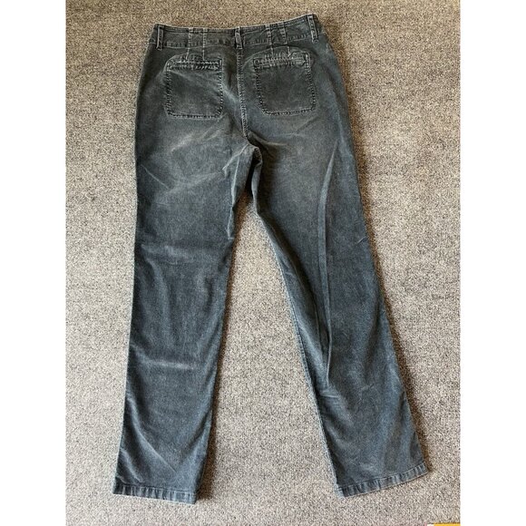 J Jill Jeans Women 10 Blue Corduroy Straight Slim Cotton Stretch 5 Pocket Pants - Picture 6 of 7